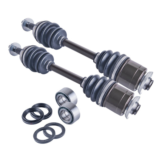 Arctic Cat 400 500 Front Axles and Wheel Bearing Set 1998  - 2001