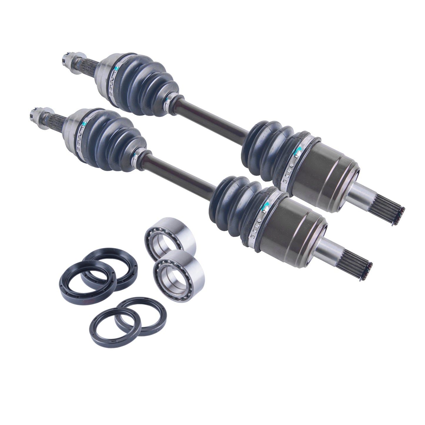 Honda TRX350 Rancher Front Axles and Wheel Bearing Set 2000  -2005