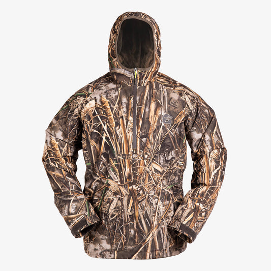 Waterproof 1/2 Zip Bog Hoodie | Mens - Realtree Max-7