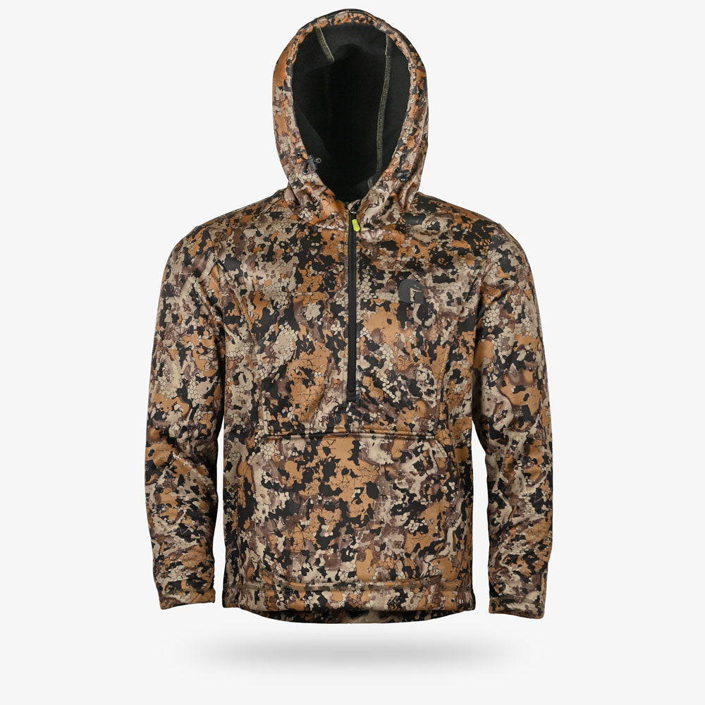 Catahoula 1/2 Zip Hoodie | Mens - 7 Brown