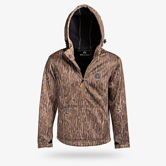 Catahoula 1/2 Zip Hoodie | Mens - Mossy Oak Bottomland