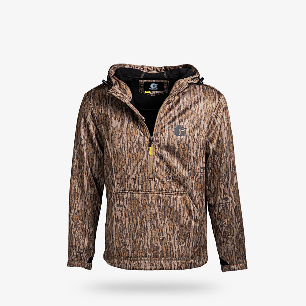 Catahoula 1/2 Zip Hoodie | Mens - Mossy Oak Bottomland