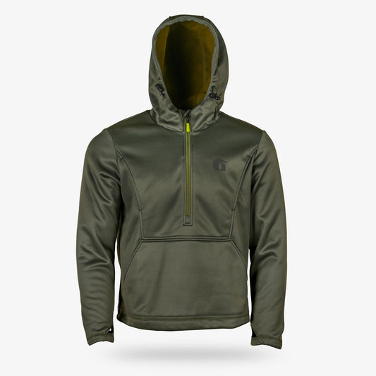 Catahoula 1/2 Zip Hoodie | Mens - Olive