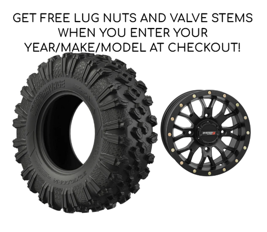 EFX MOTOHAVOK | BLACK | SYSTEM 3 ST-4 - WHEEL AND TIRE KITS