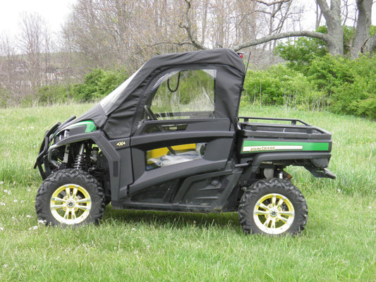 John Deere Gator 850i/860i - Full Cab Enclosure with Vinyl Windshield w/Lower Door Inserts (Half Doors)