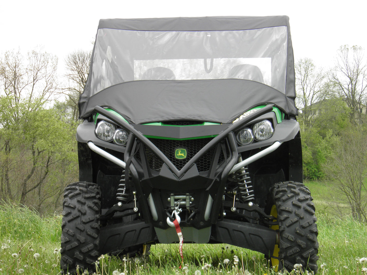 John Deere Gator 850i/860i - Full Cab Enclosure with Vinyl Windshield w/Lower Door Inserts (Half Doors)