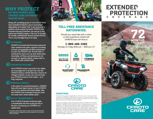 CFMOTO CARE - UFORCE EXTENDED WARRANTY