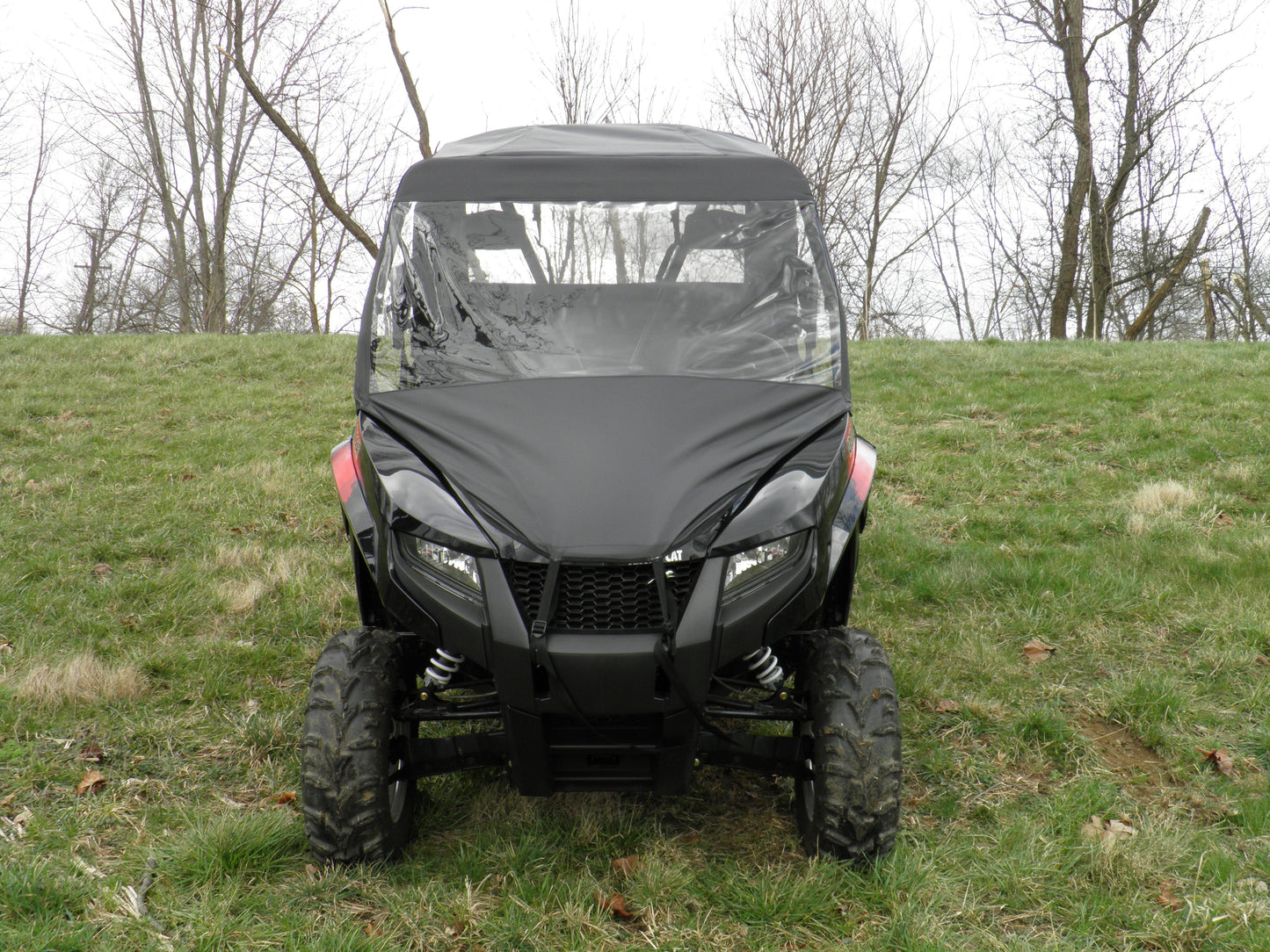 Arctic Cat Prowler 550 - Vinyl Windshield - Top Combo - 3 Star UTV