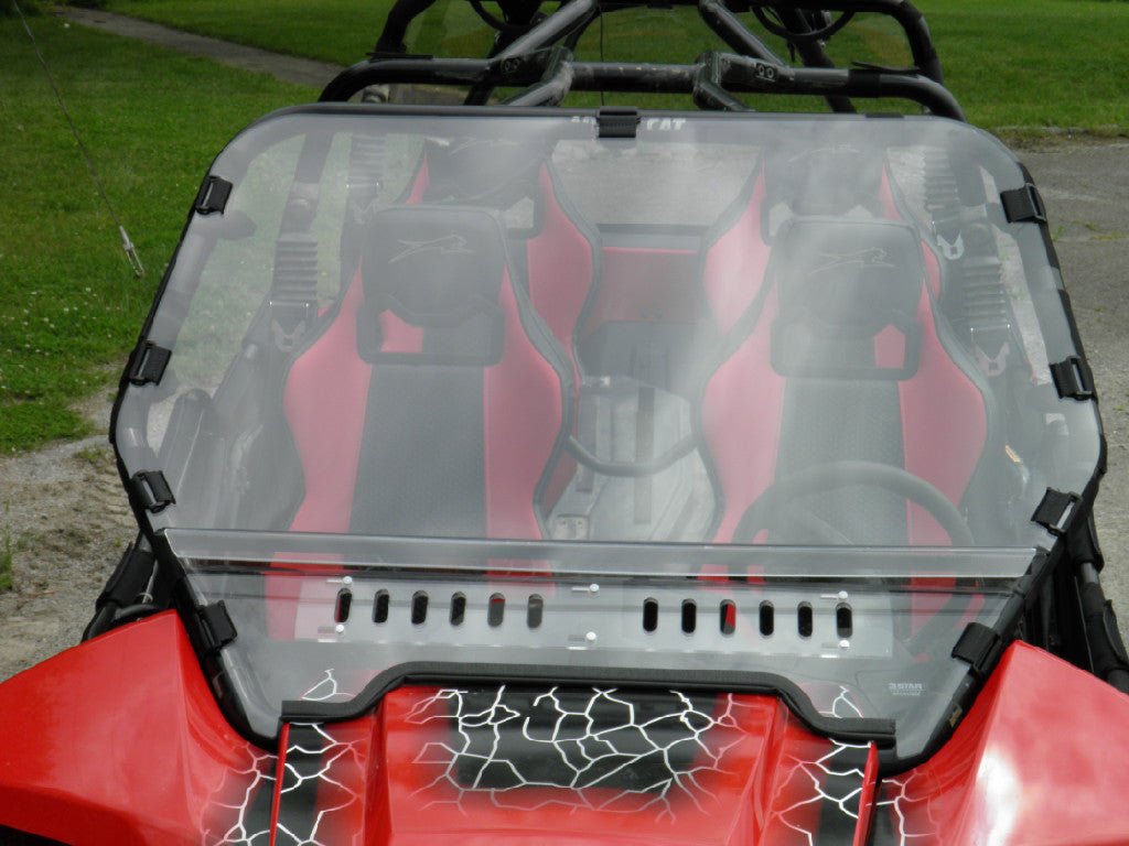 Arctic Cat Wildcat 4-Seater - 2-Piece Scratch-Resistant Windshield w/Vent Option - 3 Star UTV