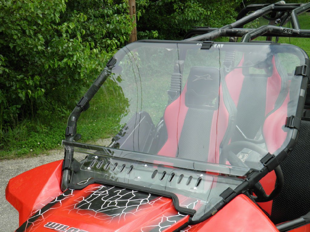 Arctic Cat Wildcat 4-Seater - 2-Piece Scratch-Resistant Windshield w/Vent Option - 3 Star UTV