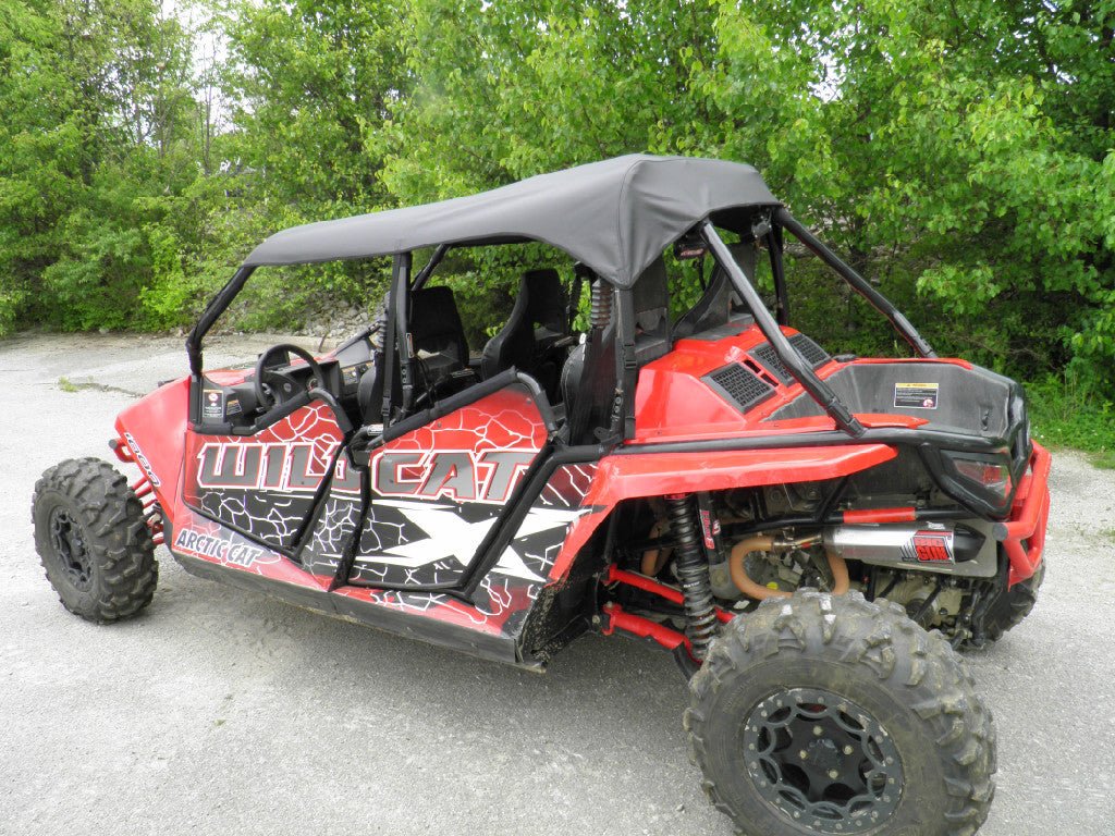 Arctic Cat Wildcat 4-Seater - Soft Top for Hard Windshield - 3 Star UTV