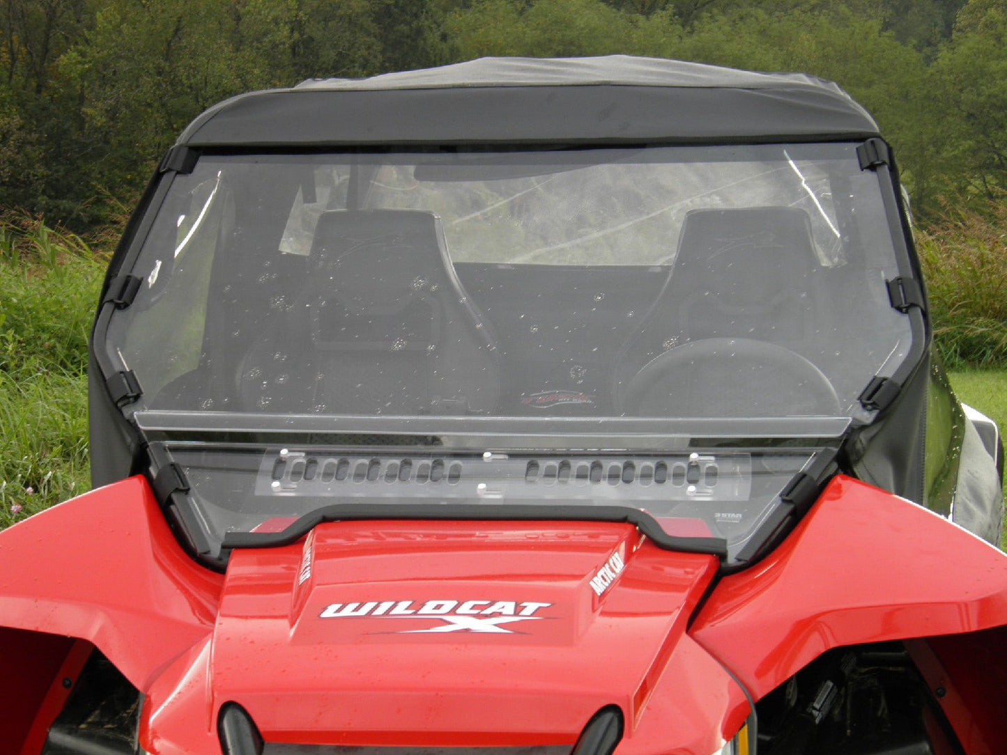 Arctic Cat Wildcat X 1000 - 2 Piece Scratch Resistant Windshield - 3 Star UTV