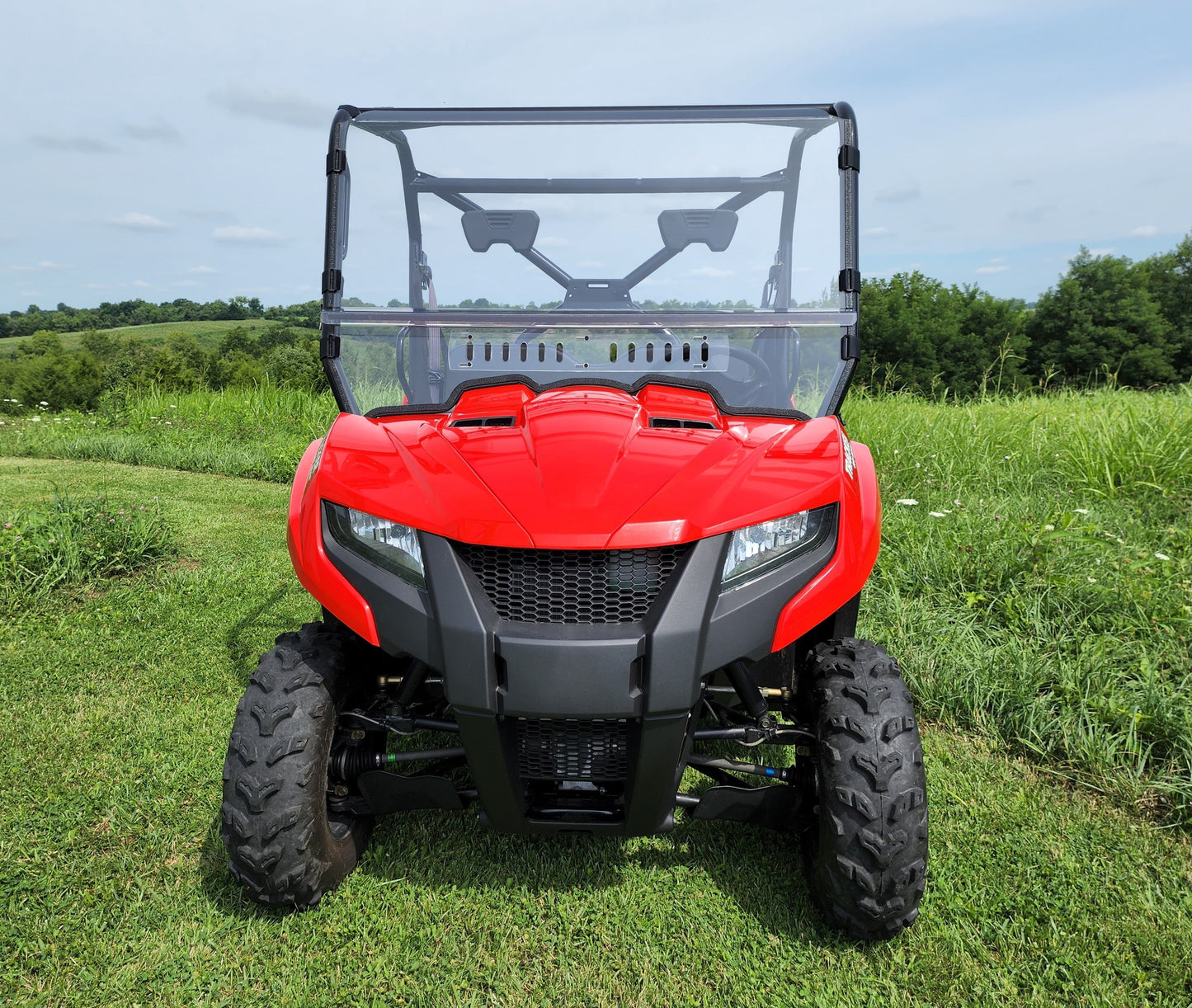 Artic Cat Prowler 500 - 2-Piece Scratch-Resistant Windshield - 3 Star UTV