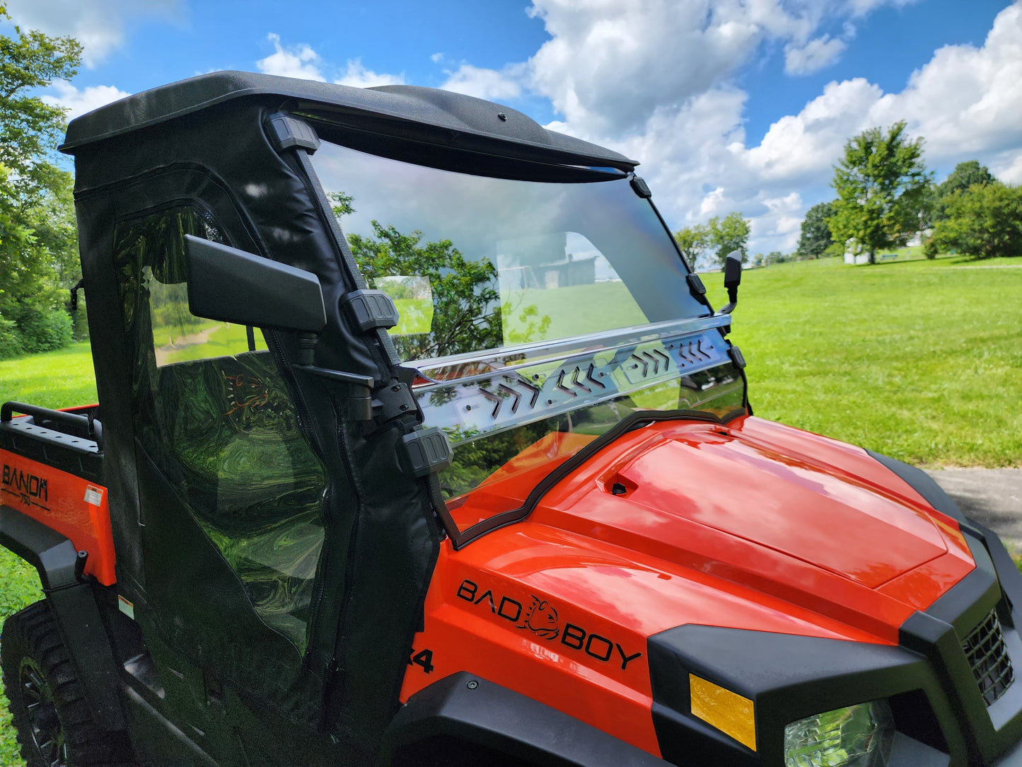 Bad Boy Bandit 750 - 2 Pc Lexan Windshield - 3 Star UTV