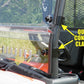 Bad Boy Bandit 750 - 2 Pc Scratch-Resistant Windshield - 3 Star UTV