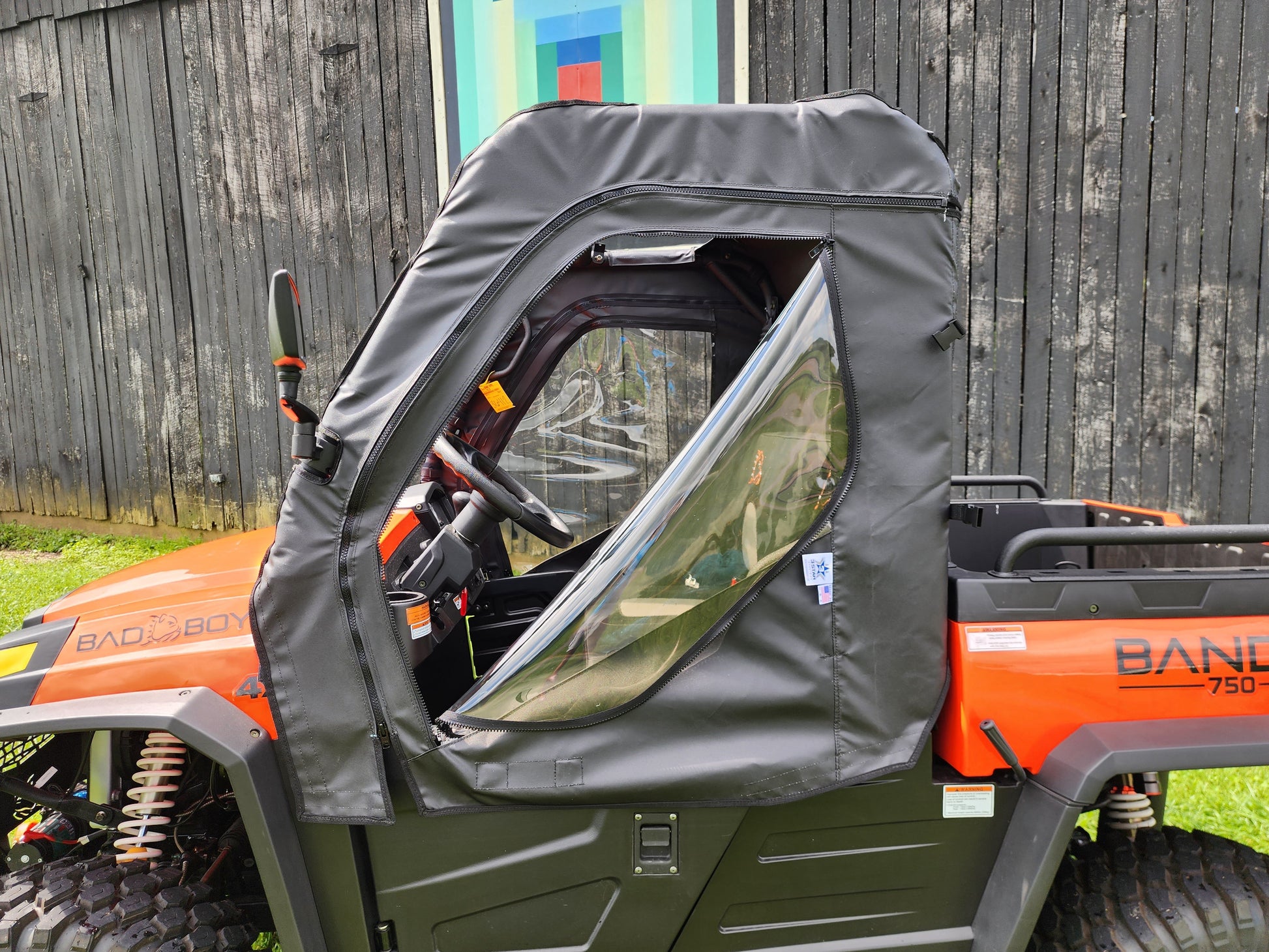 Bad Boy Bandit 750 - Full Cab Enclosure for Hard Windshield - 3 Star UTV