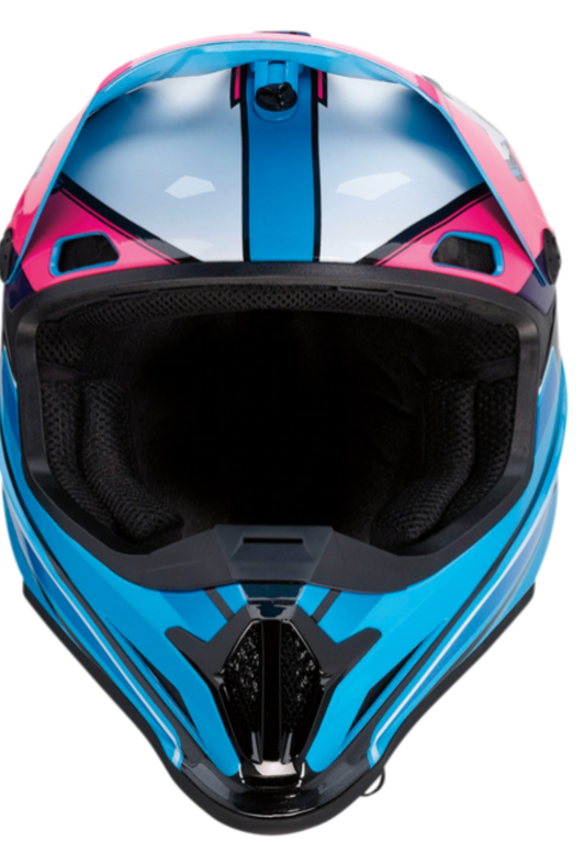 RISE HELMET-MC PINK/BLUE