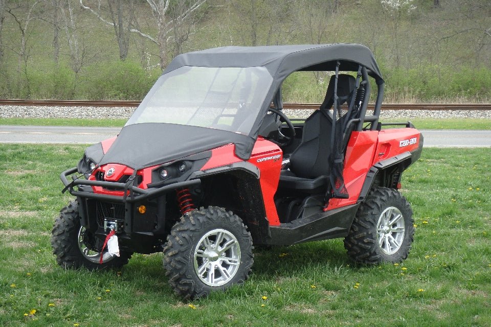 Can-Am Commander - Vinyl Windshield- Top Combo - 3 Star UTV