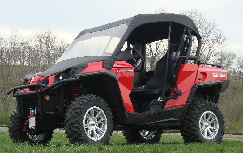 Can-Am Commander - Vinyl Windshield- Top Combo - 3 Star UTV