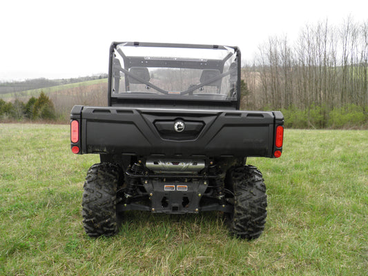 Can-Am Defender - 1 Pc Lexan Back Panel w- Vent Option - 3 Star UTV