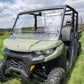 Can-Am Defender Max - 2 Pc Windshield w-Hard Coat and Vent Options - 3 Star UTV