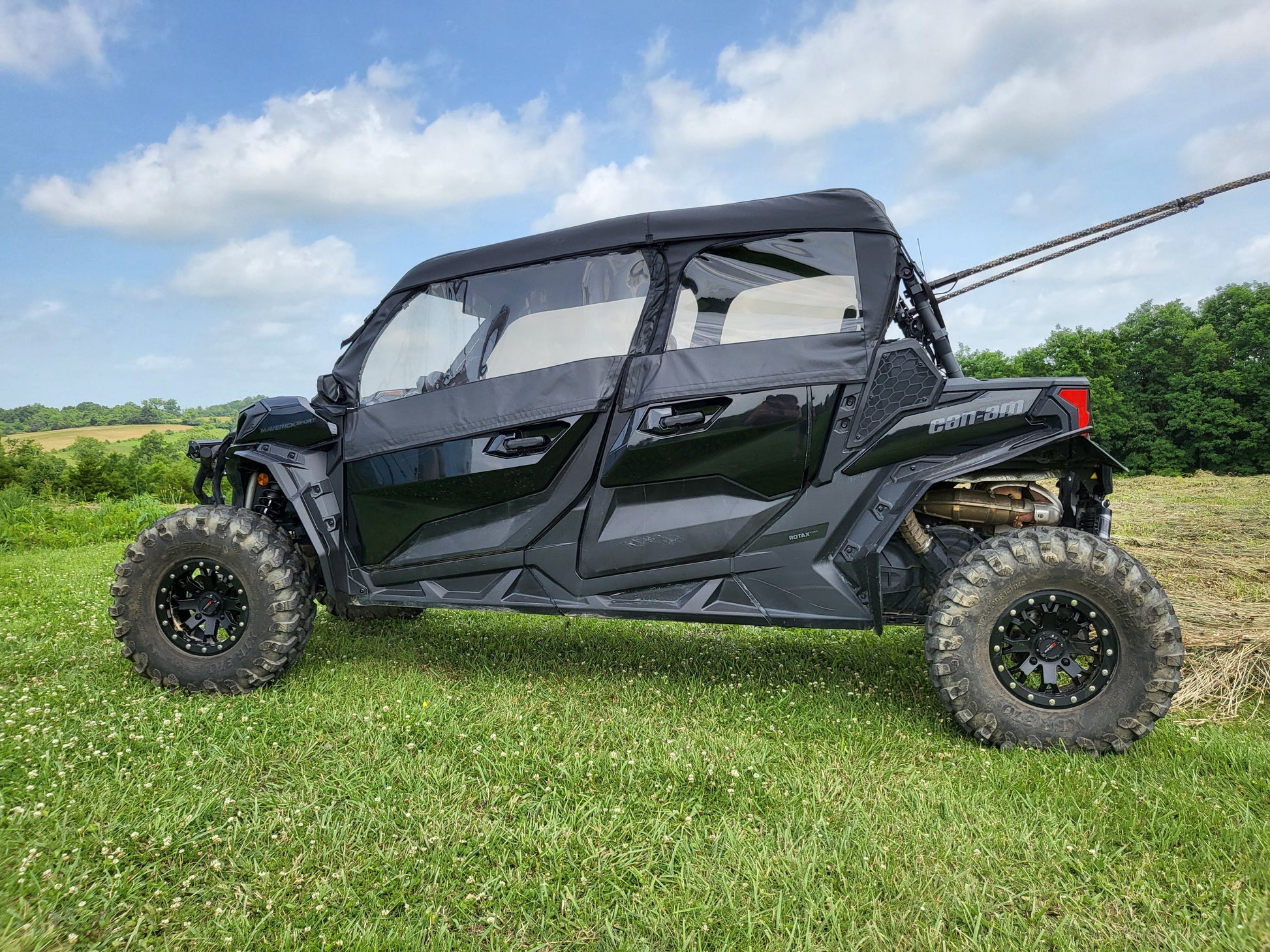 Can-Am Maverick Sport Max - Full Cab Enclosure For Hard Windshield - 3 Star UTV