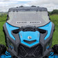 Can-Am Maverick X3 Max - 2 Pc Windshield with Tinted Visor w/Hard Coat, Vent, and Clamp Options - 3 Star UTV