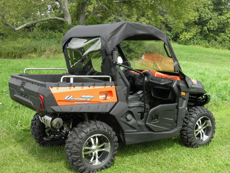 CF Moto UForce 800 - Vinyl Windshield-Top-Rear Combo - 3 Star UTV