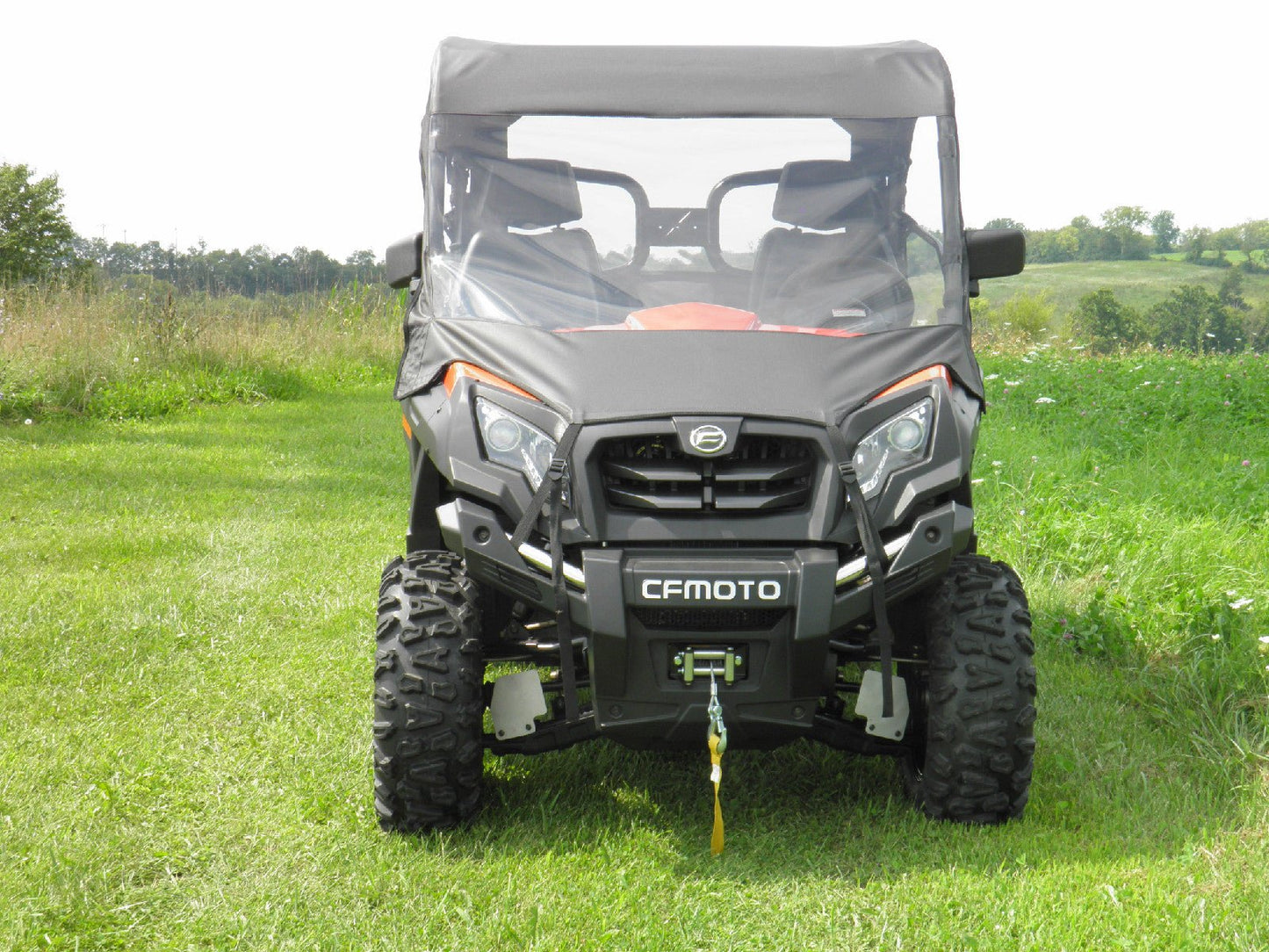 CF Moto UForce 800 - Vinyl Windshield-Top-Rear Combo - 3 Star UTV