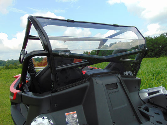 CF Moto ZForce 950 - Rear Windshield w- Tint, Clamp and Vent Options - 3 Star UTV