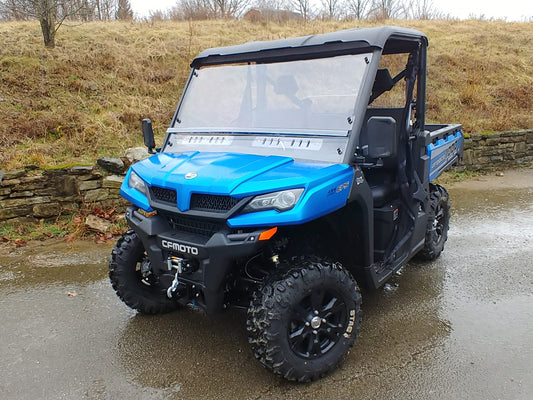 CFMoto UForce 1000 XL - 2 Pc Scratch-Resistant Windshield - 3 Star UTV