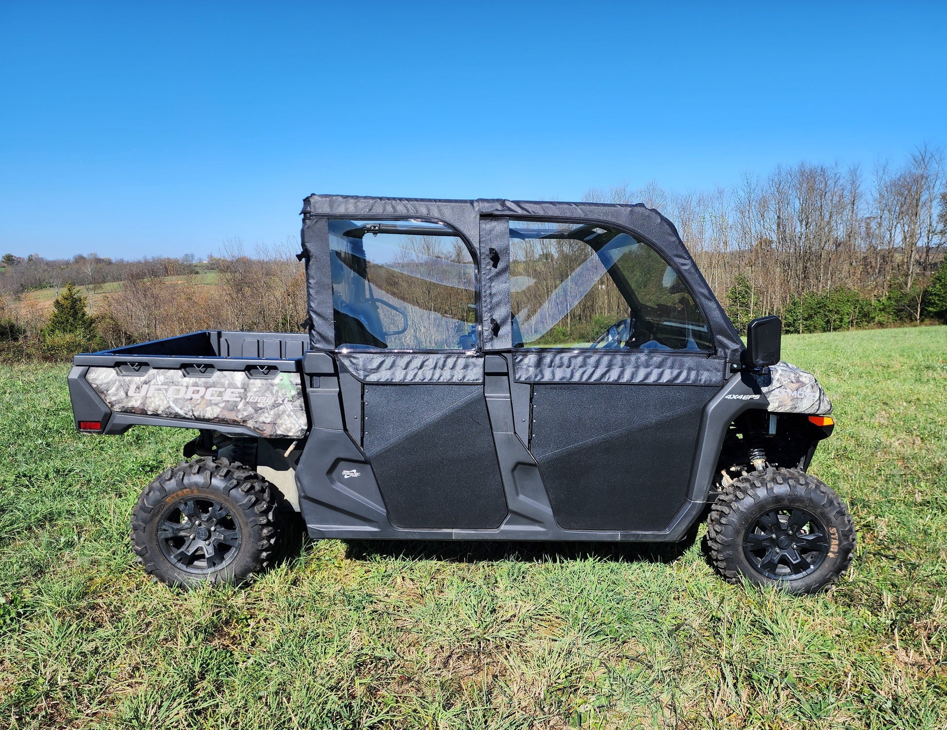 CFMoto UForce 1000XL - Upper Soft Front and Rear Doors - 3 Star UTV