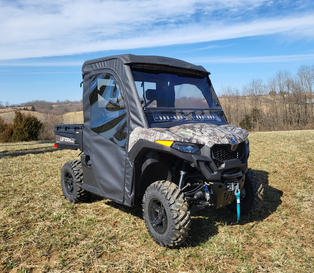 CFMoto UForce 600-Doors-Rear Panel Combo w-Optional Zip Windows - 3 Star UTV