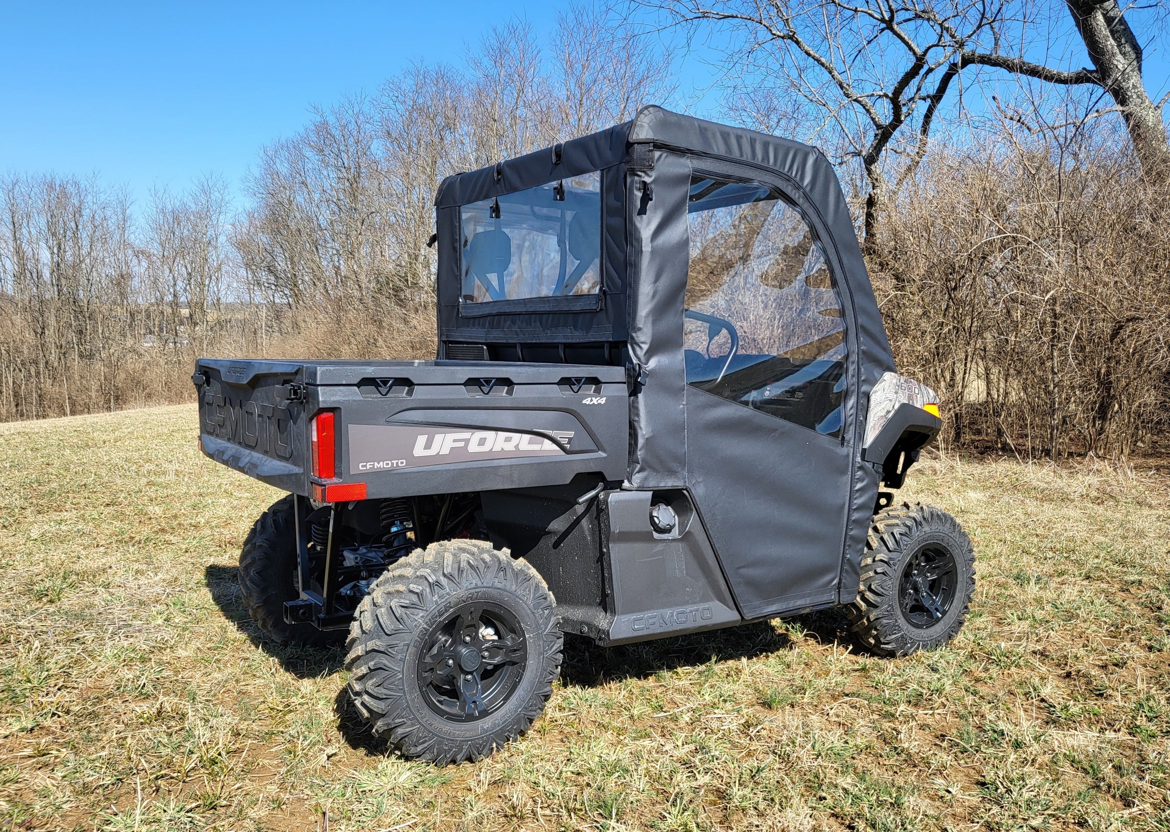 CFMoto UForce 600-Doors-Rear Panel Combo w-Optional Zip Windows - 3 Star UTV