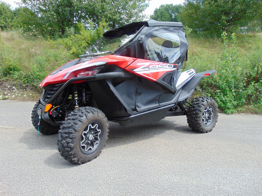 CFMoto ZForce 950 - Full Cab Enclosure For Hard Windshield (Upper Doors/Rear Panel/Top) - 3 Star UTV