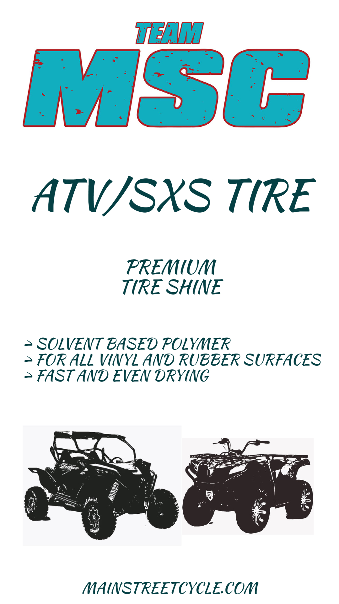 TEAM MSC | ATV/SXS TIRE | 32 FL OZ. -