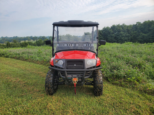 Coleman UT400-HiSun HS 400 - 2 Pc Lexan Windshield w-Clamp, Hard Coat and Vent Options - 3 Star UTV