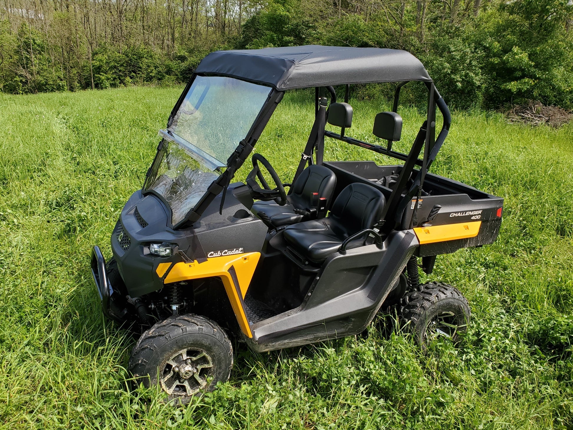 Cub Cadet Challenger 400 - Soft Top for Hard Windshield - 3 Star UTV