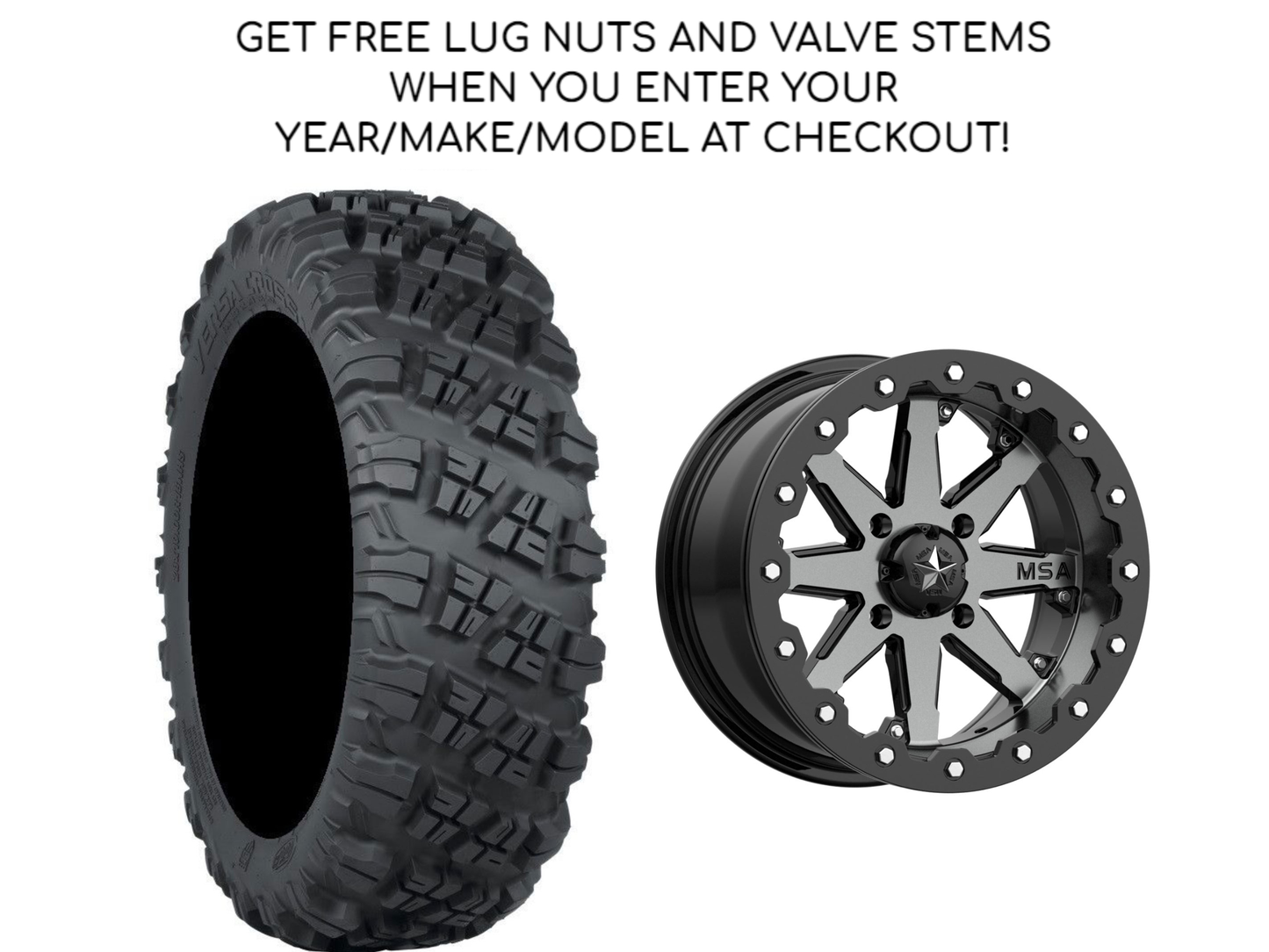 ITP VERSA CROSS CHARCOAL M21 LOK WHEEL AND TIRE KITS TeamMSC