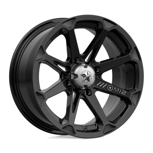 MSA M12 DIESEL | GLOSS BLACK - 14"x7" - 4/110