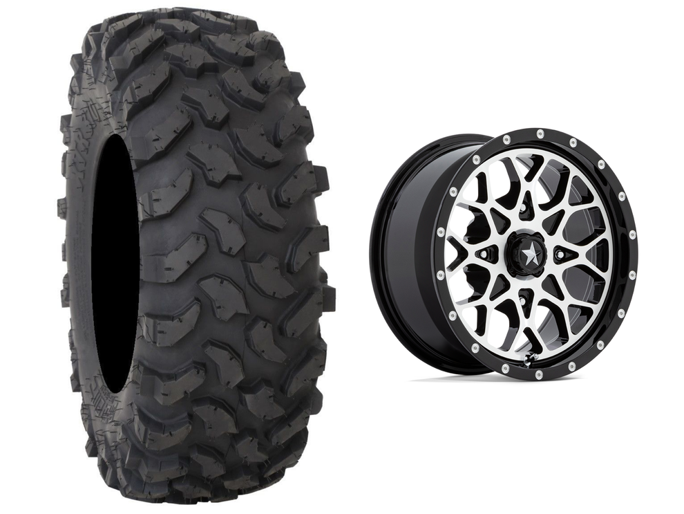 SYSTEM 3 XTR 370 M45 (MACHINED) WHEEL AND TIRE KIT TeamMSC
