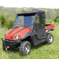 HISUN 500-700 - 2 Pc Lexan Windshield w- Clamp and Vent Options - 3 Star UTV