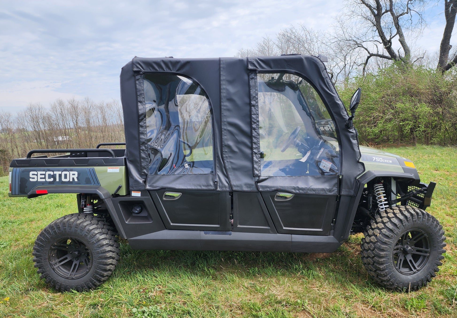 HiSun Sector 1000 Crew - Upper Door/Rear Window Combo - 3 Star UTV