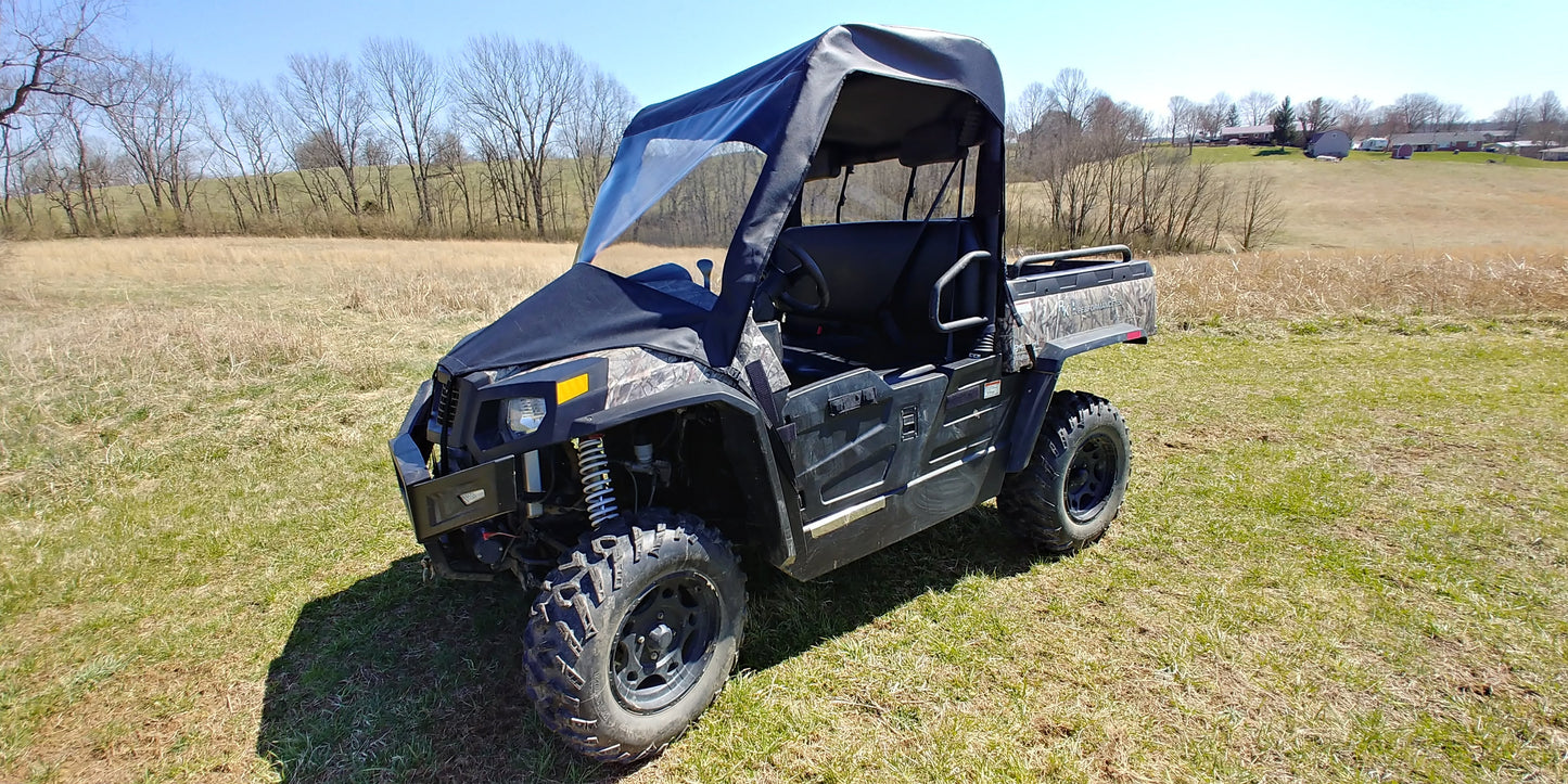 Hisun Sector 550-750 - Vinyl Windshield-Top-Rear Combo - 3 Star UTV