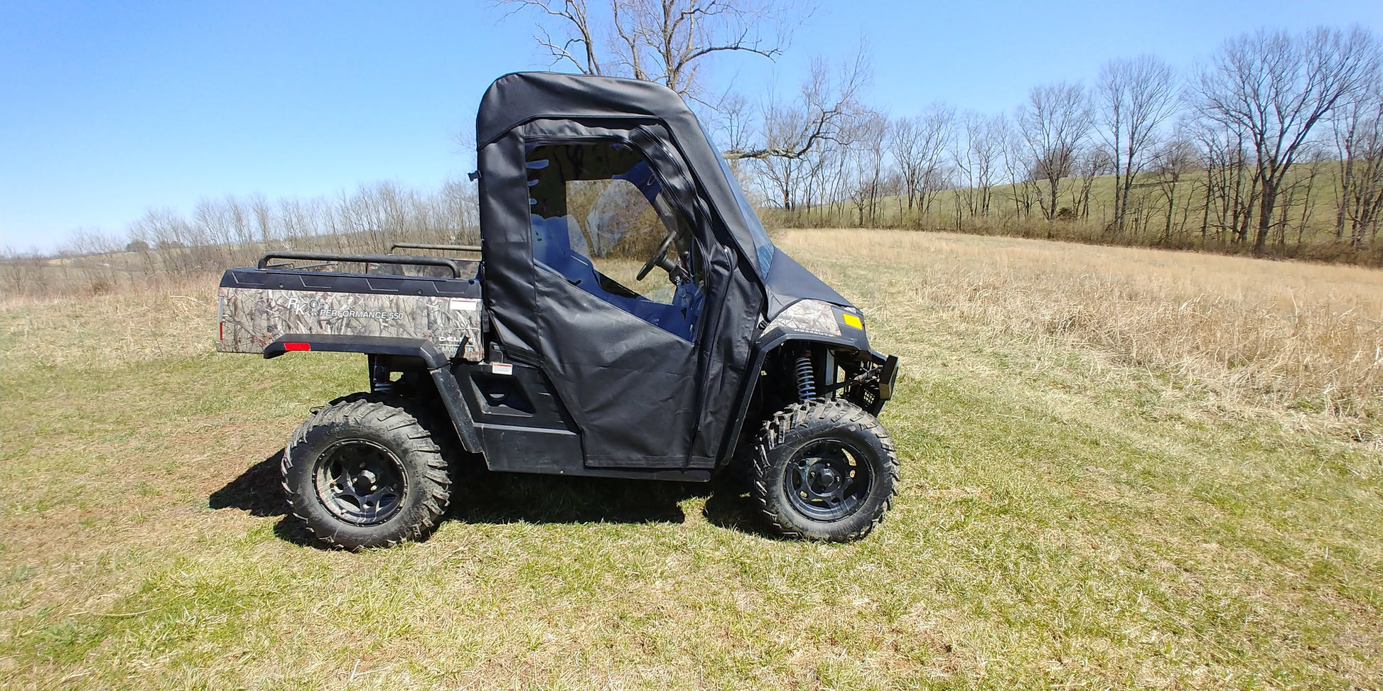 HiSun Sector 550/750 - Full Cab Enclosure with Vinyl Windshield (Full Doors) - 3 Star UTV