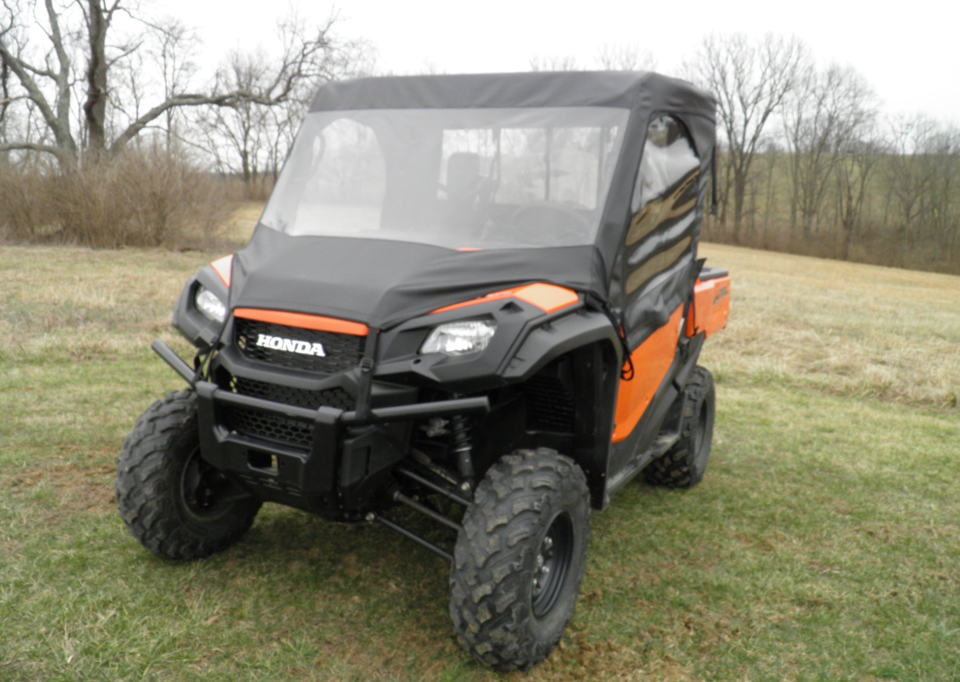 Honda Pioneer 1000 - Full Cab Enclosure with Vinyl Windshield - 3 Star UTV