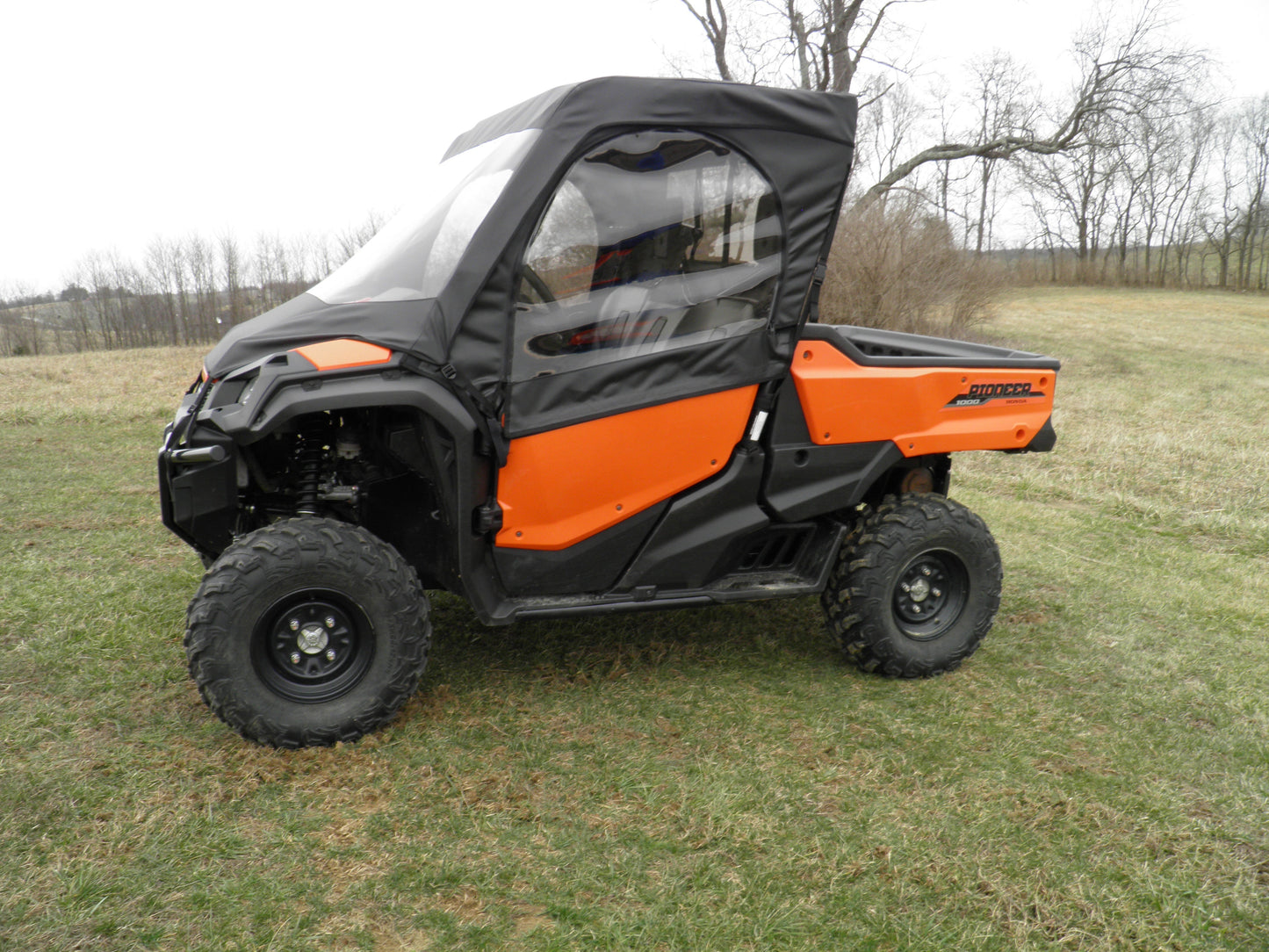 Honda Pioneer 1000 - Full Cab Enclosure with Vinyl Windshield - 3 Star UTV