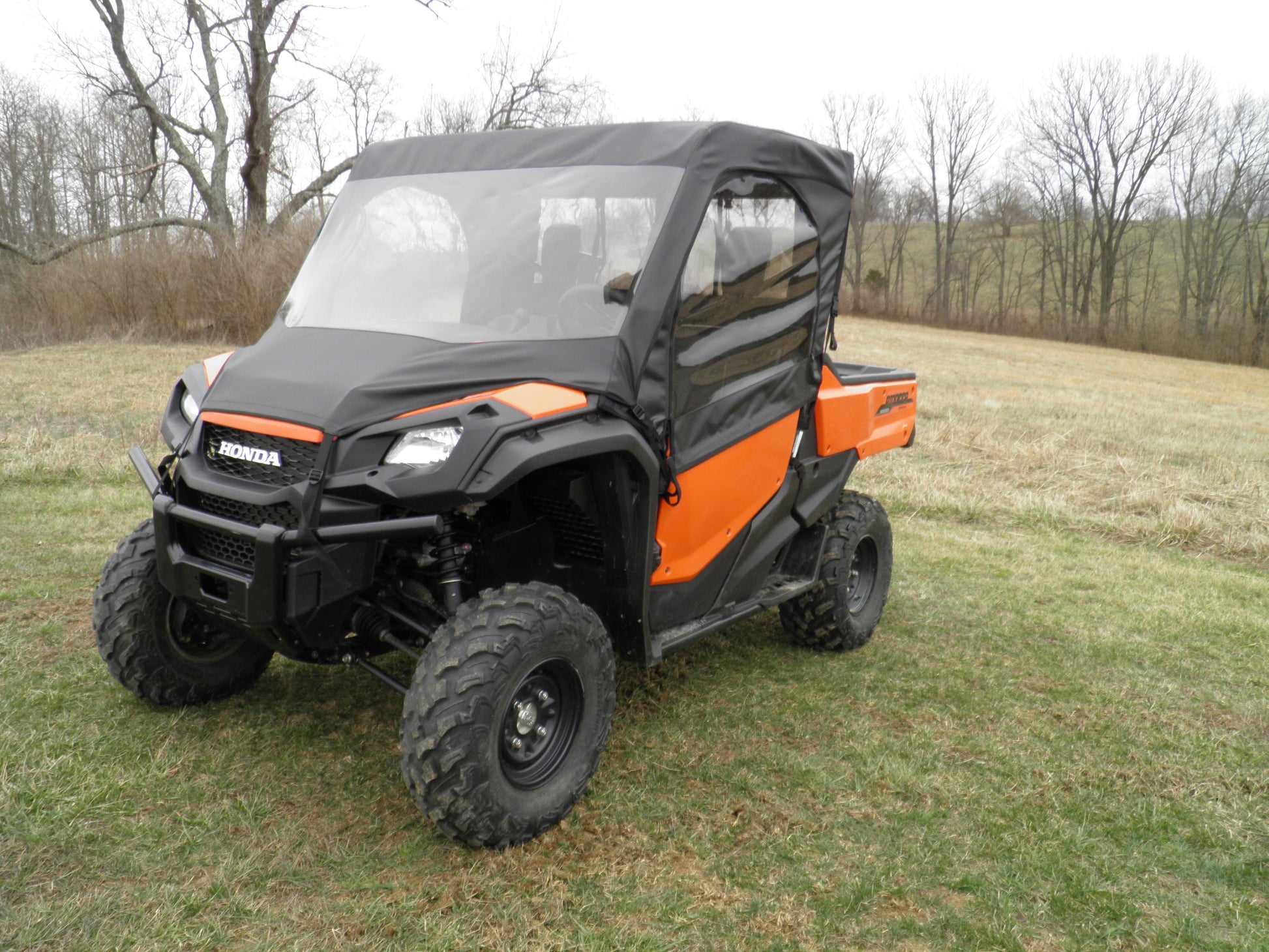 Honda Pioneer 1000 - Full Cab Enclosure with Vinyl Windshield - 3 Star UTV