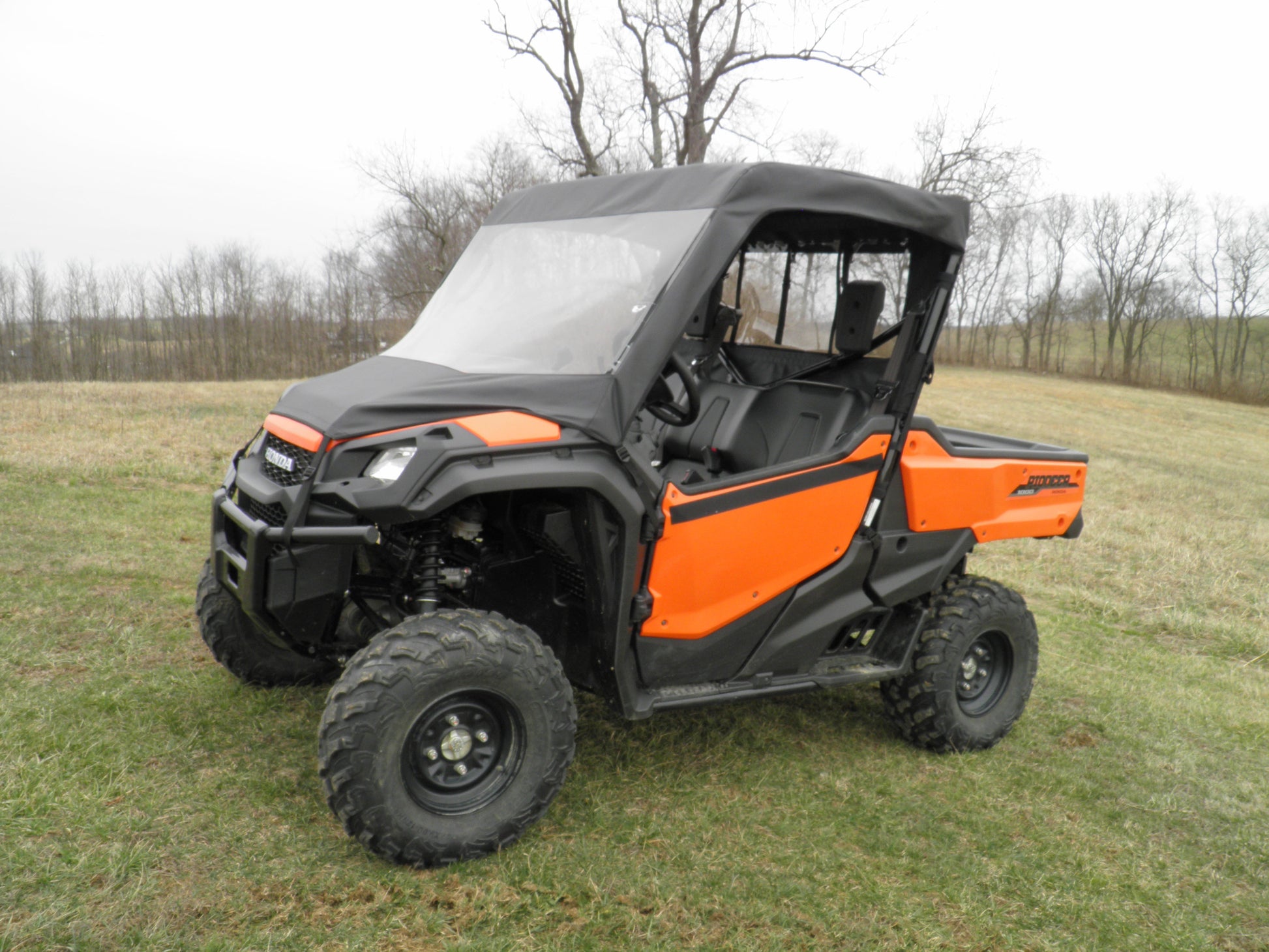 Honda Pioneer 1000 - Vinyl Windshield-Top-Rear Combo - 3 Star UTV