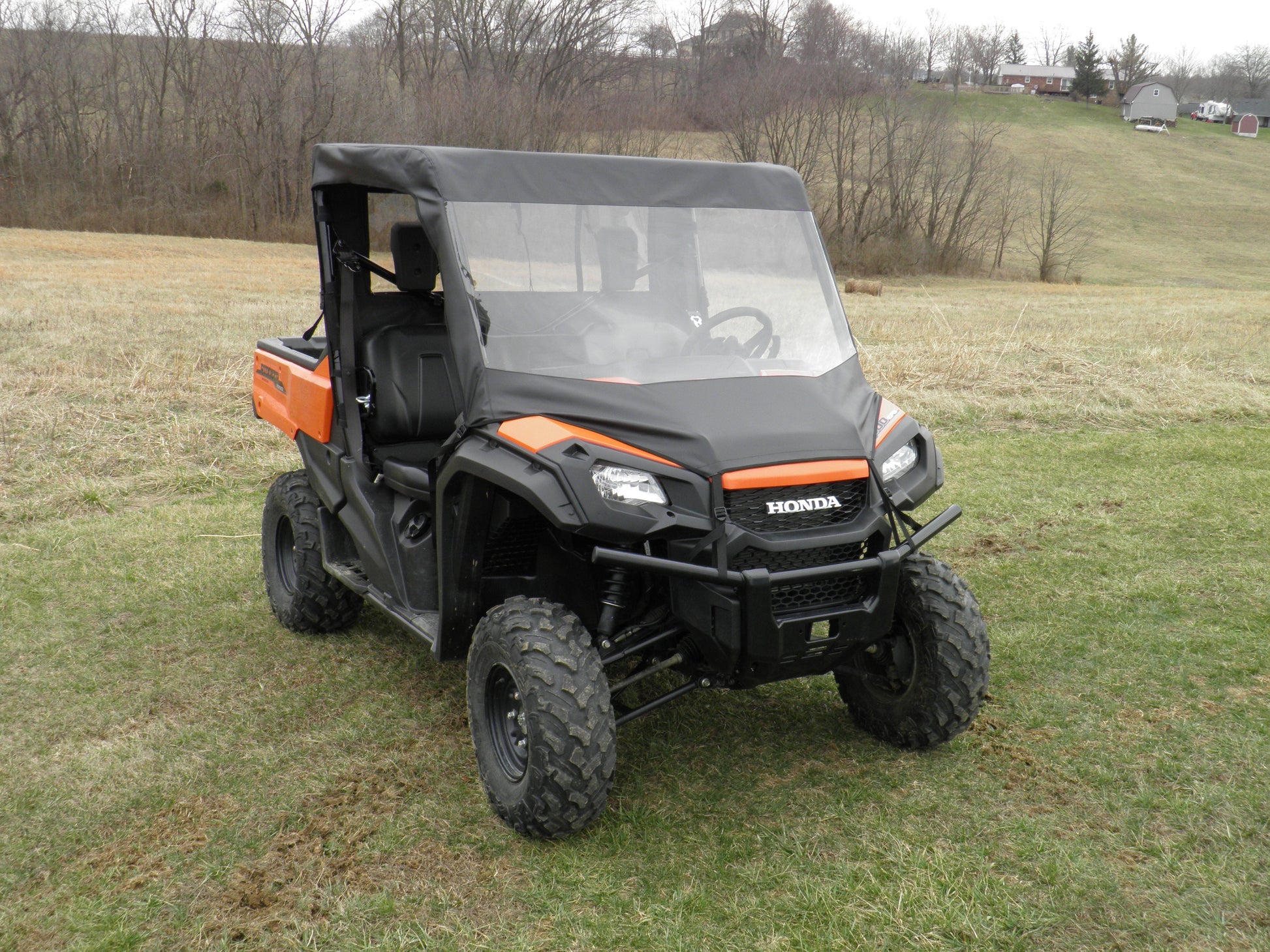 Honda Pioneer 1000 - Vinyl Windshield-Top-Rear Combo - 3 Star UTV